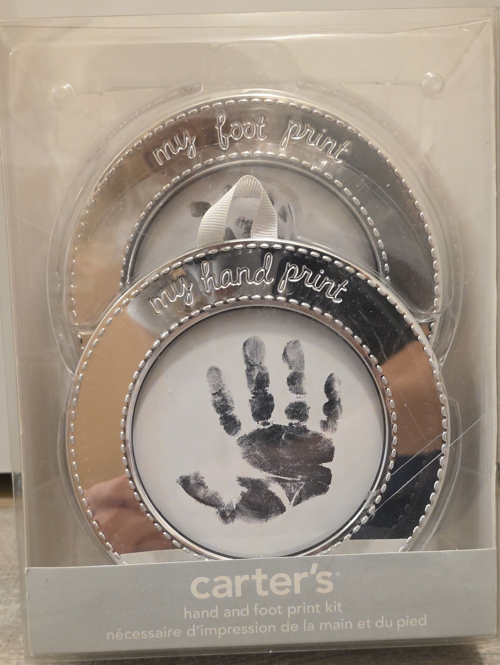 Carter’s Baby Hand & Foot Print Kit – Keepsake Frame Set.
